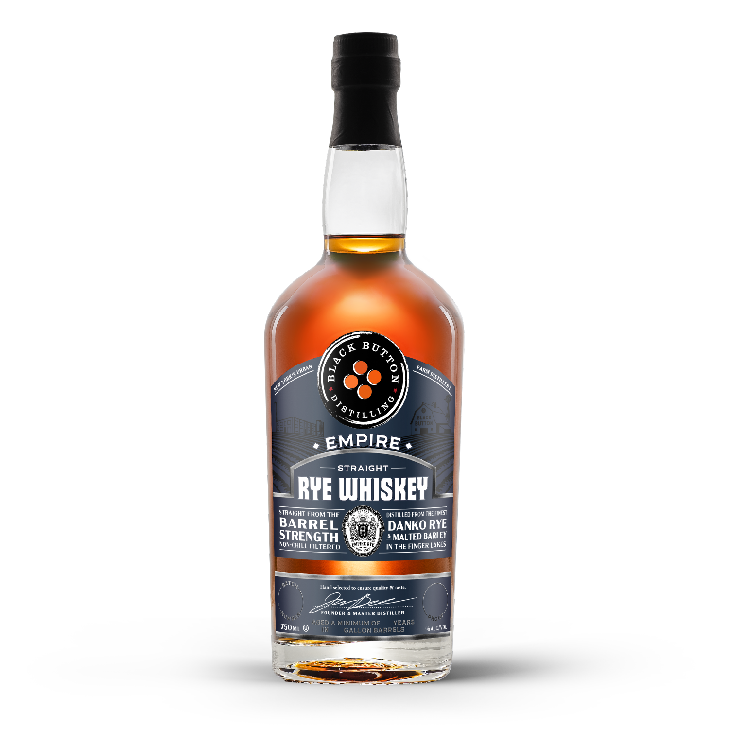 Highly Limited Barrel Strength Empire Rye Whiskey